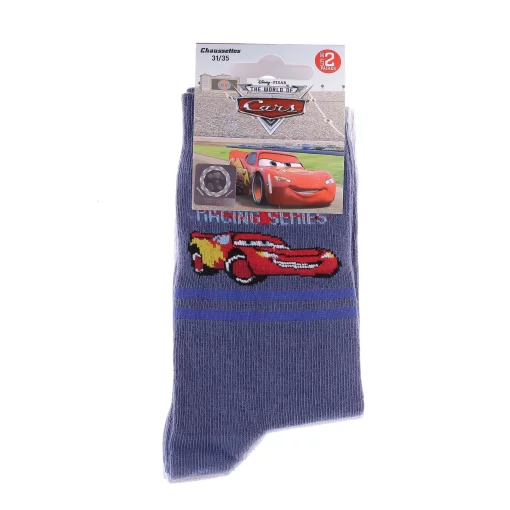 Шкарпетки CARS SOCKS 2P сіро-блакитний Діт 31-35, арт.83077051-1