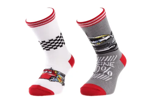 Шкарпетки CARS SOCKS 2P білий, сірий Діт 31-34 арт 83150379-1