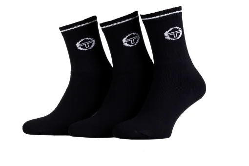 Шкарпетки Sergio Tacchini 3-pack чорний Діт 27-30