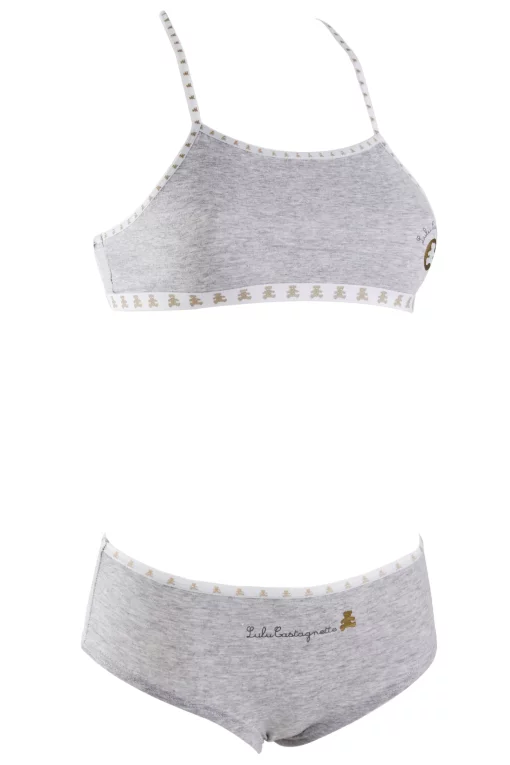 Топ і труси Lula Castagnette BRASSIERE&SHORTY X1 FILLE сірий Діт 6/8