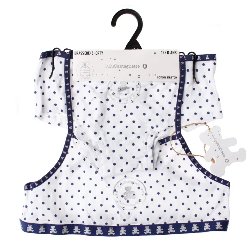Топ і труси Lula Castagnette BRASSIERE&SHORTY X1 FILLE синій Діт 12/14