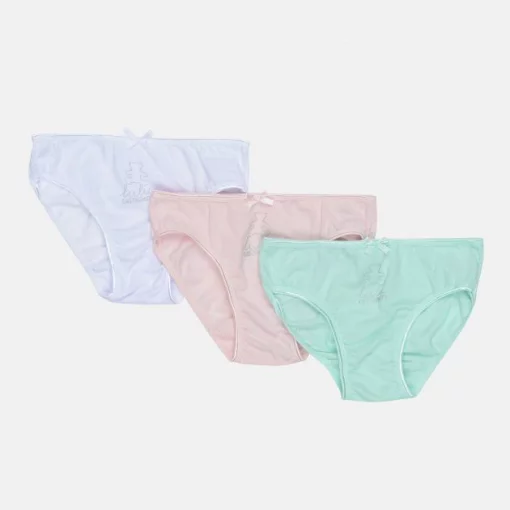 Труси Lula Castagnette SLIP X3 ENFANT FILLE LULU бірюзовий, рожевий, білий Діт 4/5