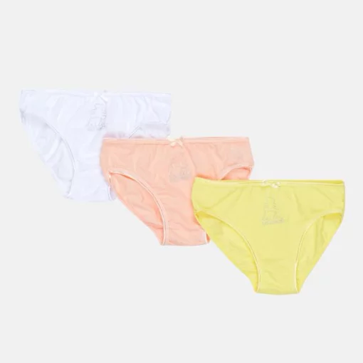 Труси Lula Castagnette SLIP X3 ENFANT FILLE LULU білий, рожевий, жовтий Діт 4/5