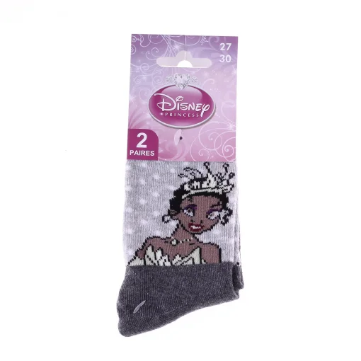 Шкарпетки PRINCESS RAIPONCE/TIANA 2P світло-сірий Діт 27-30 арт 83891420-2
