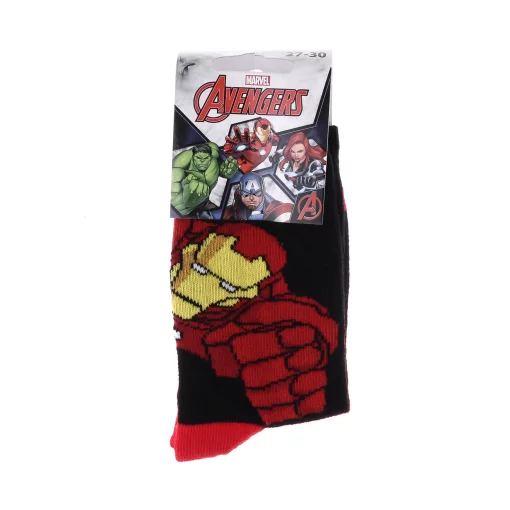 Шкарпетки MARVEL IRON MAN чорний Діт 23-26 арт 83891648-2