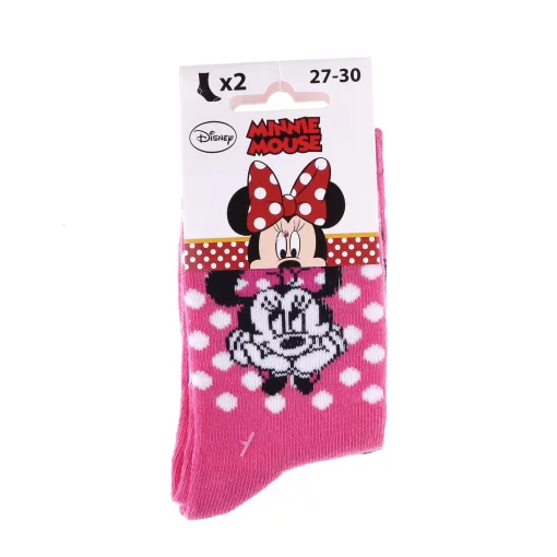 Шкарпетки MINNIE SOCKS 2P рожевий, чорний Діт 27-30, арт.83892347-1