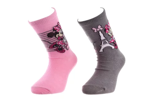 Шкарпетки MINNIE SOCKS 2P рожевий, сірий Діт 31-34, арт. 83892347-3