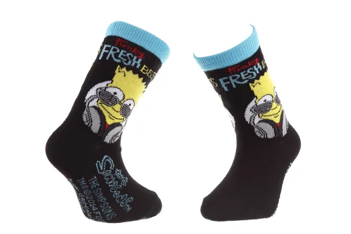 Шкарпетки SIMPSON BART BART + EAT MY SHORTS чорний Діт 27-30, арт.83897612-2