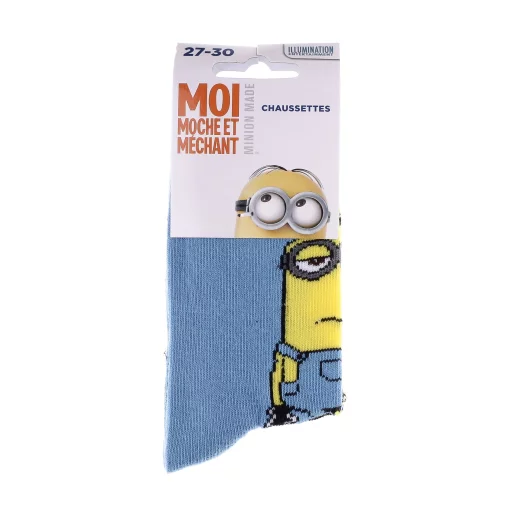 Шкарпетки MINION BOB ET RAYURES блакитний Діт 31-34арт83897920-2