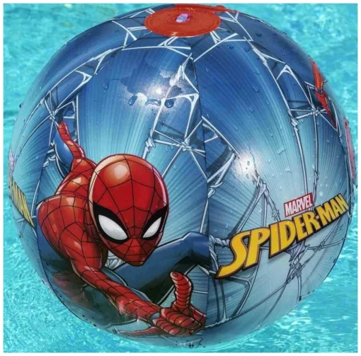 Надувний м'яч Aqua Speed BESTWAY SPIDER-MAN 2137 51 см синій, червоний Діт age 2+