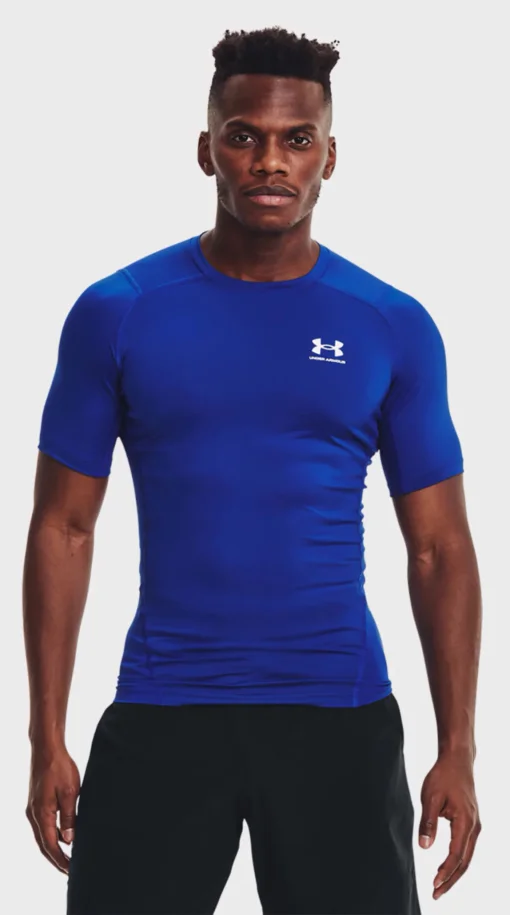 Футболка компресійна Under Armour HG Armour Comp SS синій Чол SM