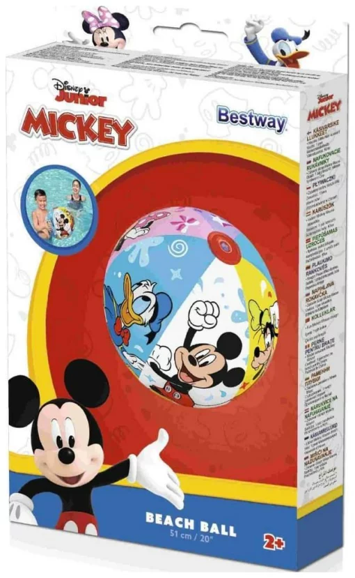 Надувний м'яч Aqua Speed BESTWAY MICKEY & FRIENDS 91098 51 см мультиколор Діт age 2+