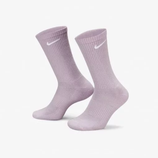 Шкарпетки Nike U NK EVERYDAY PLUS CUSH CREW білий, рожевий, фіолетовий Уні 42-46