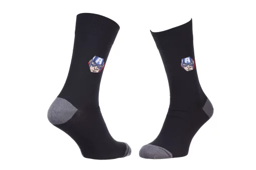 Шкарпетки Marvel CAPTAIN AMERICA чорний Діт 39-42