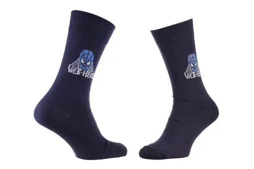 Шкарпетки Spider Man WEB HEAD синій Діт 39-42