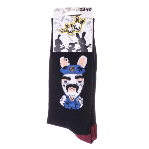 Шкарпетки LAPINS CRETINS LAPIN + TENUE BRICOLAGE чорний Діт 39-42