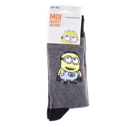 Шкарпетки MinionS SOCKS світло-сірий Діт 39-42