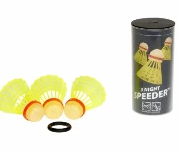 Набір воланів Speedminton Tube Nightpack 3 шт