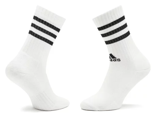 Шкарпетки Adidas 3S C SPW CRW 3P білий, чорний Уні L (43-45)