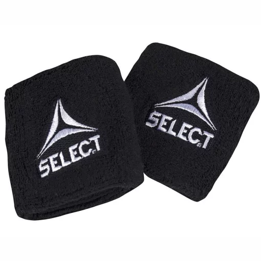 Напульсник SELECT SWEATBAND 2 рс (010) черный, 8 х 10,5 см