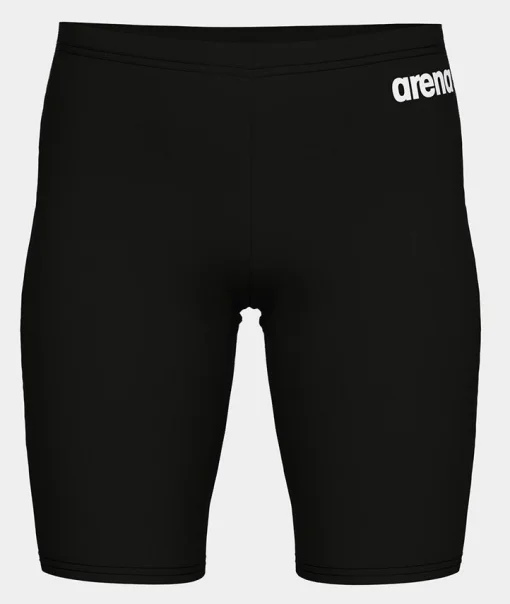 Плавки Arena TEAM SWIM JAMMER SOLID чорний, білий дитячий 152 см (004772-550)