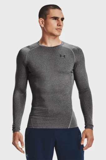 Лонгслів UA HG Armour Comp LS сірий Чол XL (1361524-090)