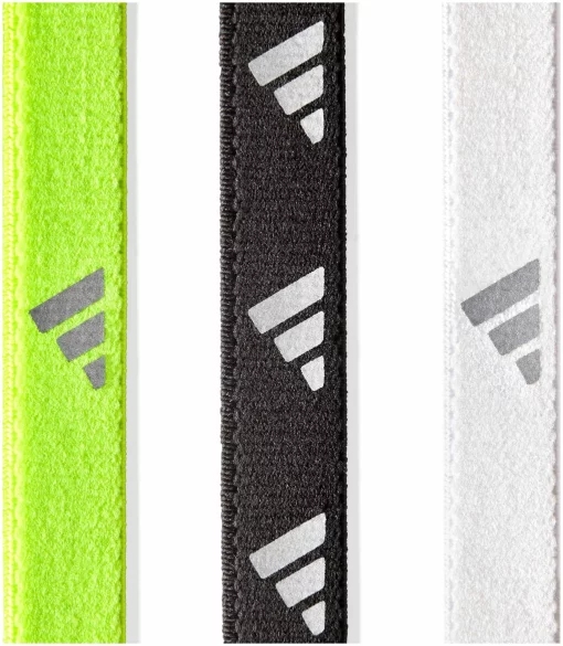 Пов'язки на голову Adidas Hairbands 3pk білий, чорний, зелений Уні One Size