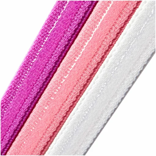 Пов'язки на голову Adidas Hairbands 3pk рожевий, фіолетовий, білий Жін One Size