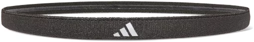 Пов'язки на голову Adidas Hairbands 3pk чорний, сірий, бордовий Уні One Size