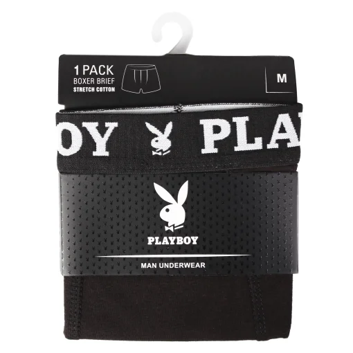 Труси-боксери Playboy ANNYA PLAYBOY BOXERSHORT чорний Чол M