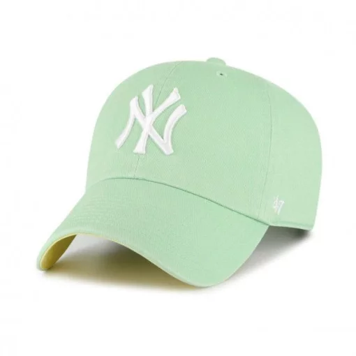 Кепка 47 Brand NY YANKEES BALLPARK м'ятний, жовтий Уні OSFA
