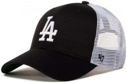 Кепка-тракер 47 Brand LA DODGERS BRANSON MESH чорний, білий Уні One Size