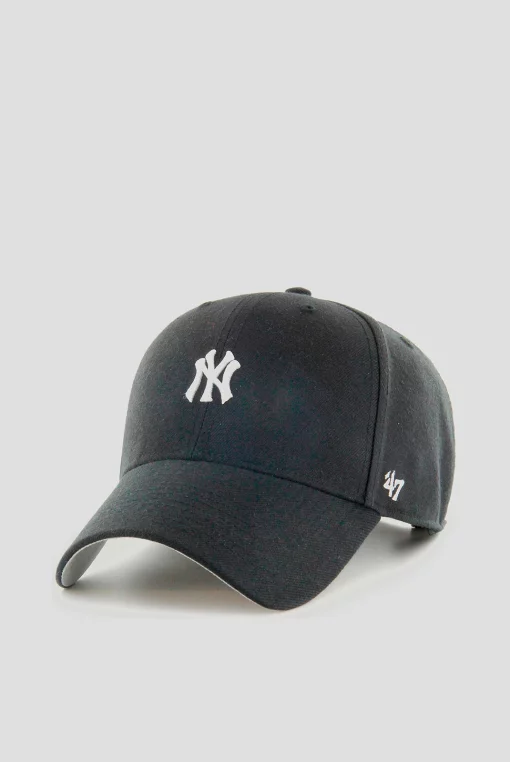 Кепка 47 Brand YANKEES BASE RUNNER SNAP чорний, сірий Уні OSFA