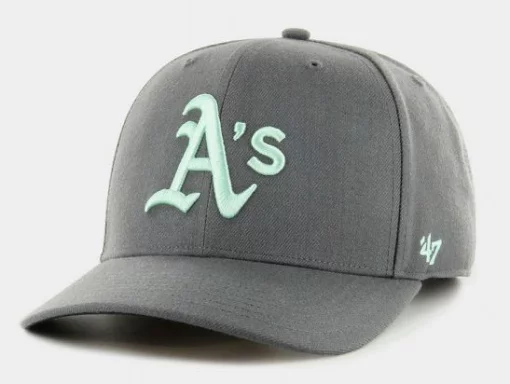 Кепка 47 Brand DP OAKLAND ATHLETICS графіт, бірюзовий Уні OSFA
