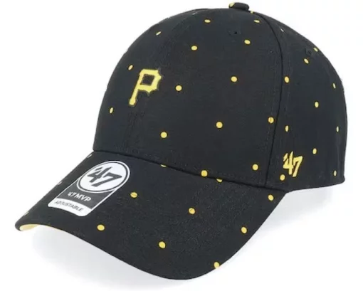 Кепка 47 Brand PITTSBURGH PIRATES DOTTED чорний, жовтий Уні OSFA