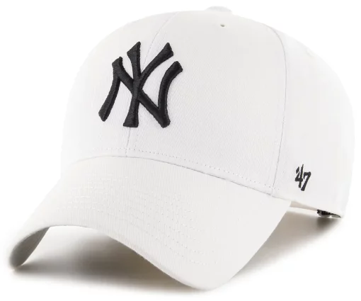 Кепка 47 Brand NEW YORK YANKEES RAISED BASIC білий Уні OSFA