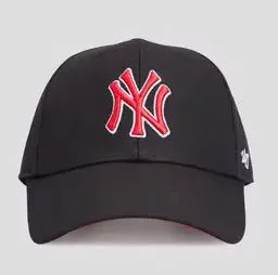 Кепка 47 Brand MLB NEW YORK YANKEES чорний, червоний Уні OSFA