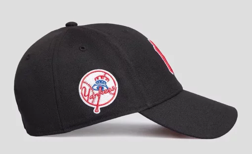 Кепка 47 Brand MLB NEW YORK YANKEES чорний, червоний Уні OSFA