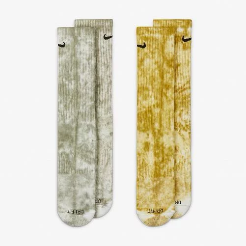 Шкарпетки Nike U NK EVERYDAY PLUS CUSH CREW жовтий, сірий Уні 38-42