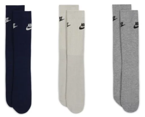 Шкарпетки Nike U NK NSW EVERYDAY ESSENTIAL CR синій, білий, сірий Уні 42-46