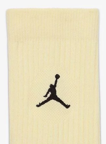 Шкарпетки Nike U J ED CUSH POLY CREW 3PR 144 бежевий, коричневий, білий Уні 42-46