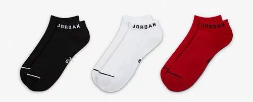 Шкарпетки Nike U J ED CUSH POLY NS 3PR 144 червоний, білий, чорний Уні 42-46