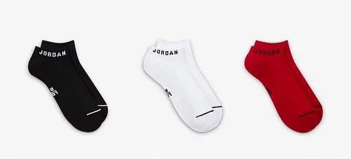 Шкарпетки Nike U J ED CUSH POLY NS 3PR 144 червоний, білий, чорний Уні 42-46