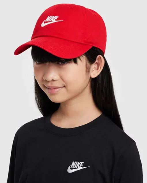 Кепка Nike K NK CLUB CAP US CB FUT WSH червоний Діт 1SIZE