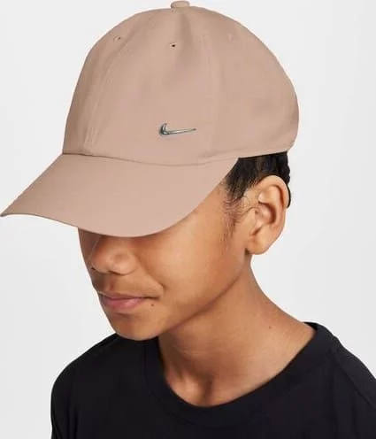 Кепка Nike K NK DF CLUB CAP US CB MTSWSH бежевий Діт One Size (FB5064-200)