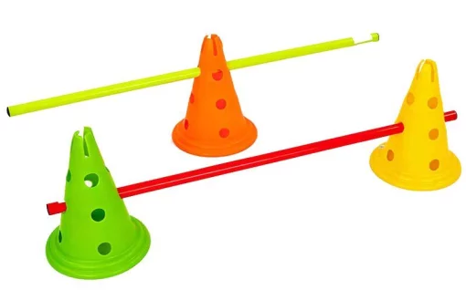 Фішка конус з отворами 30 см C-6422, зелений