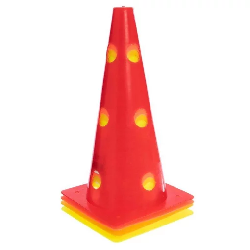 Фішка конус з отворами 32см C-6573-OR, orange