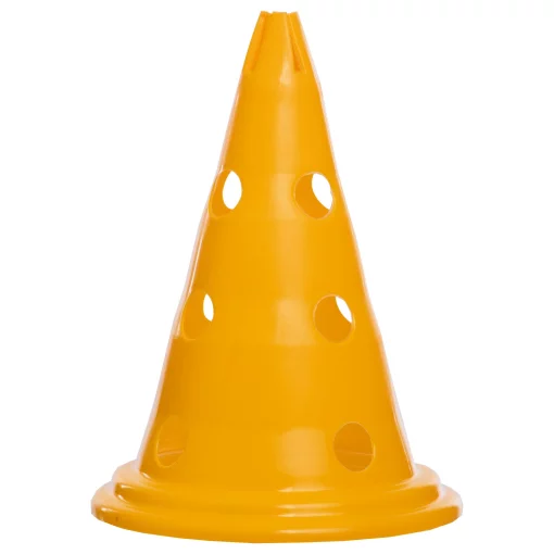 Фішка конус з отворами 30 см C-6422, жовтий