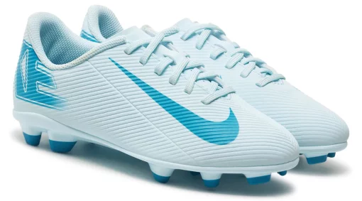 Бутси Nike JR VAPOR 16 CLUB FG/MG білий, блакитний Діт 35,5 (US 3.5Y)