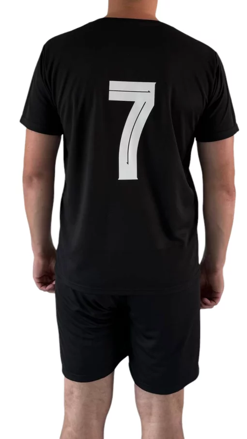 Футбольна форма X2 Classic (футболка+шорти), розмір L (чорний колір) X2000BK/BK-XL